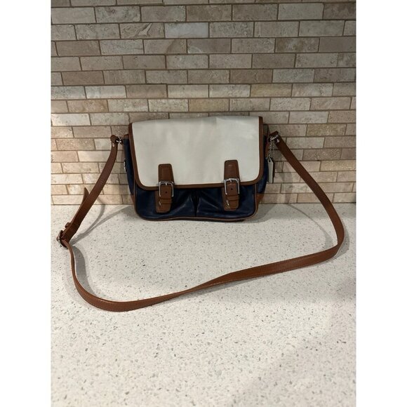 Coach crossbody leather bag, envelope style - Picture 1 of 7